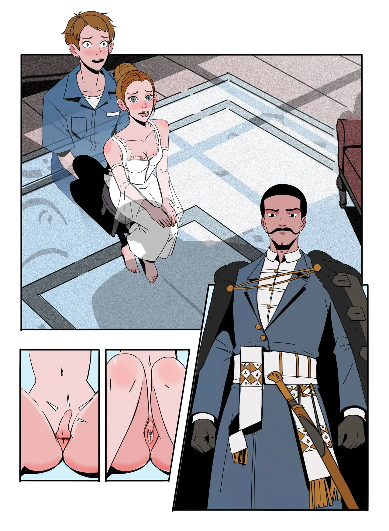 Fallen Into The Past porn comic picture 9