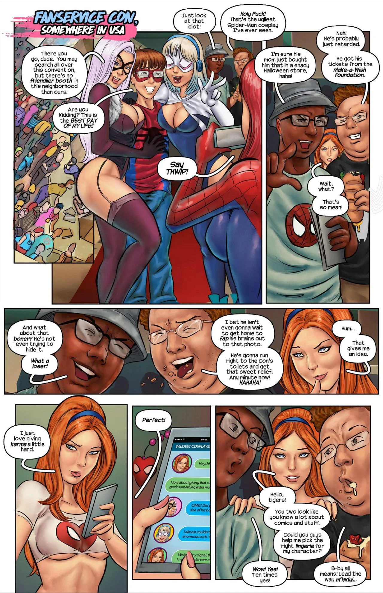 Fan-Service Convention porn comic picture 2