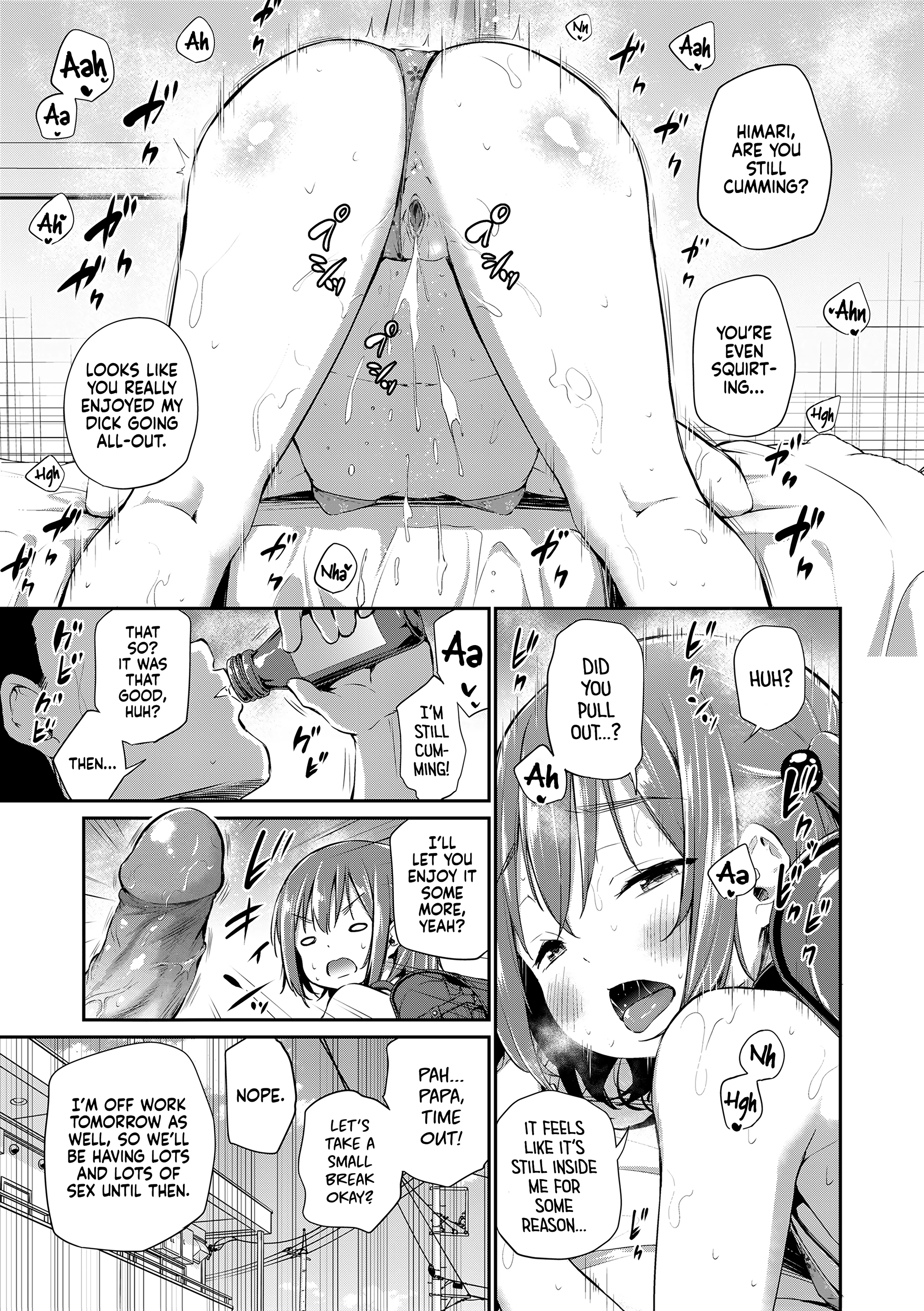 Father and Daughter's Sex Education porn comic picture 15