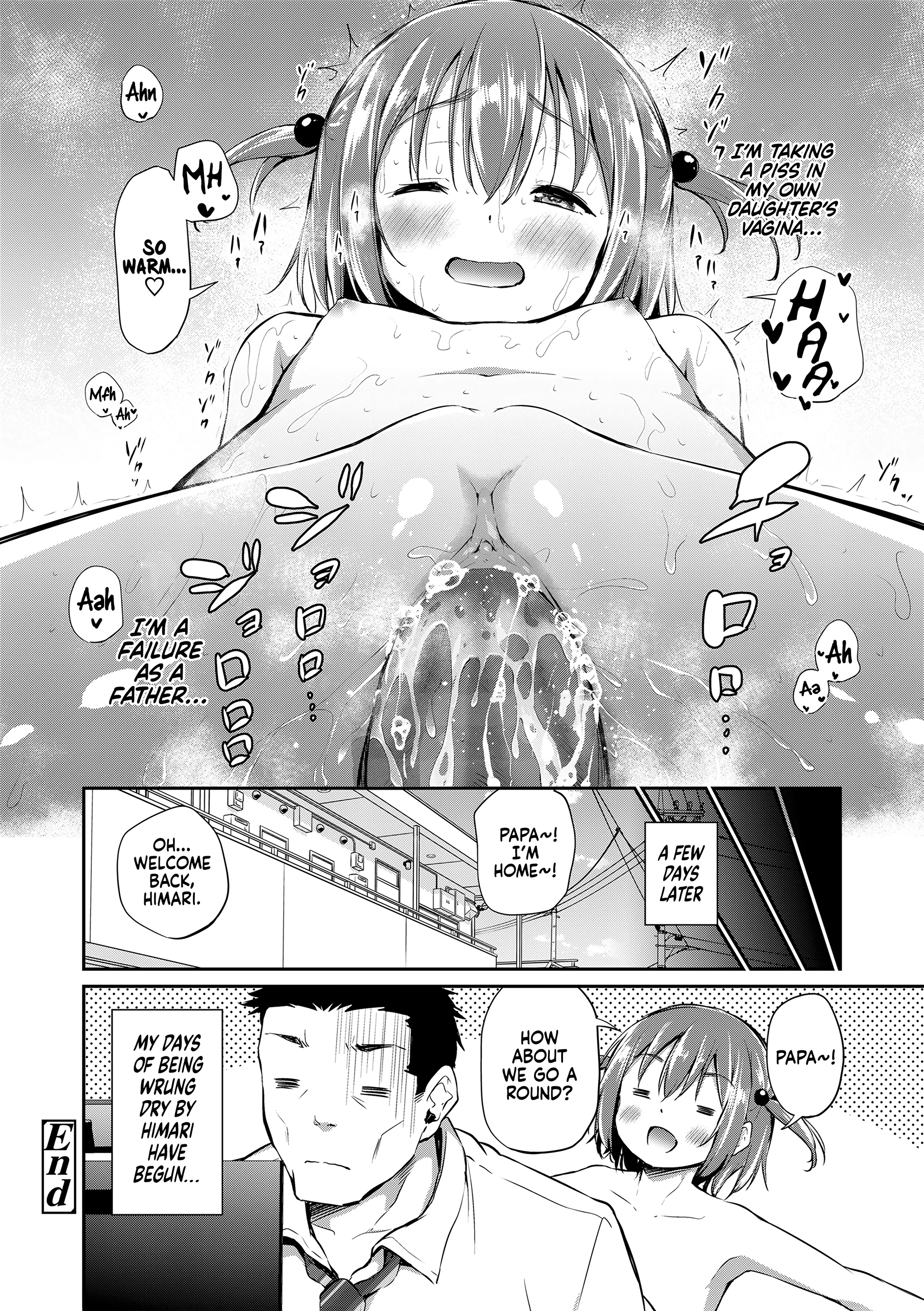 Father and Daughter's Sex Education porn comic picture 26