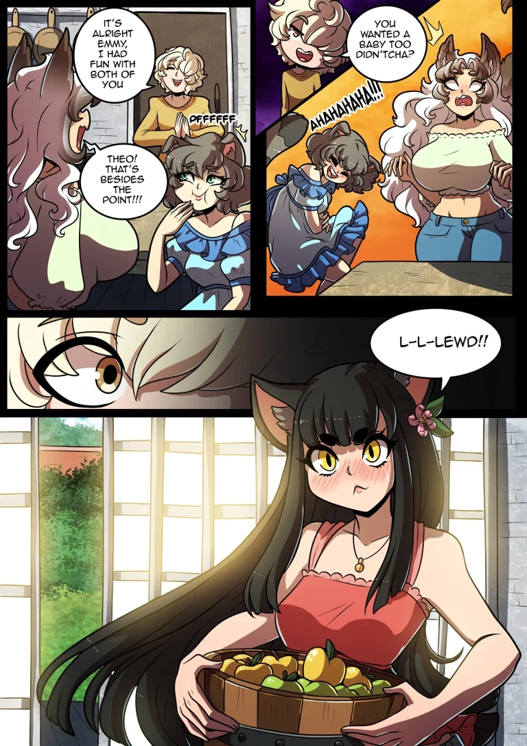 Feline Château 3 porn comic picture 3