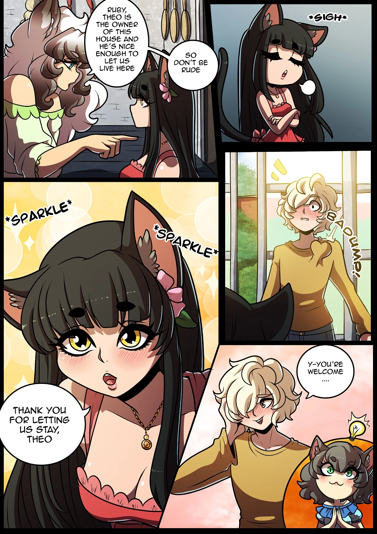 Feline Château 3 porn comic picture 6