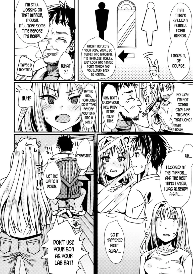 Female Form Mirror porn comic picture 2