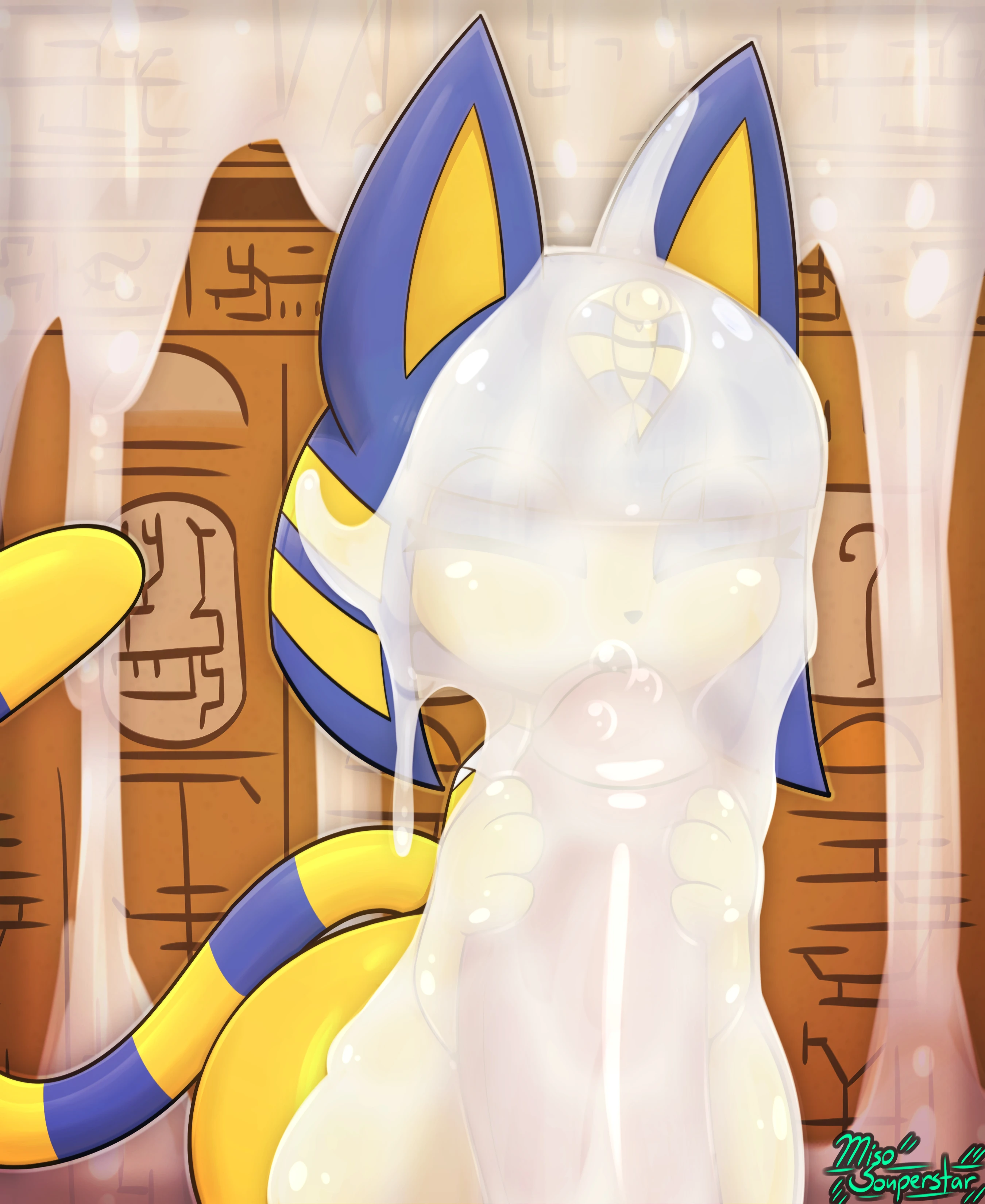 Feral Ankha porn comic picture 14