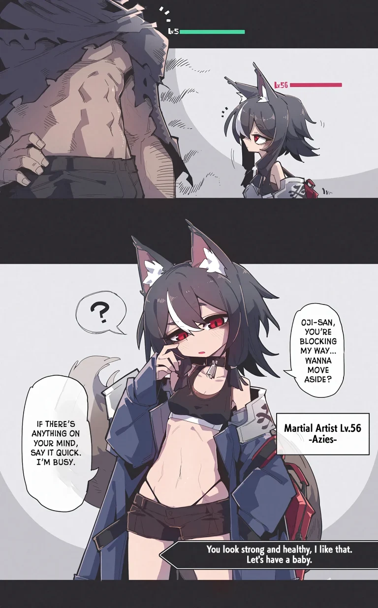 Fight Starts 3 Seconds After Meeting! porn comic picture 1
