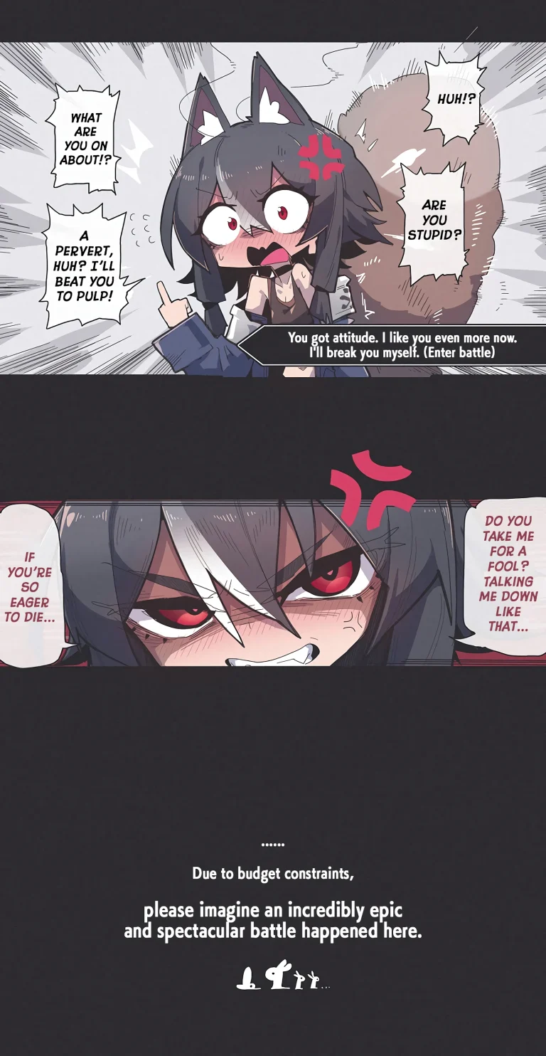 Fight Starts 3 Seconds After Meeting! porn comic picture 2
