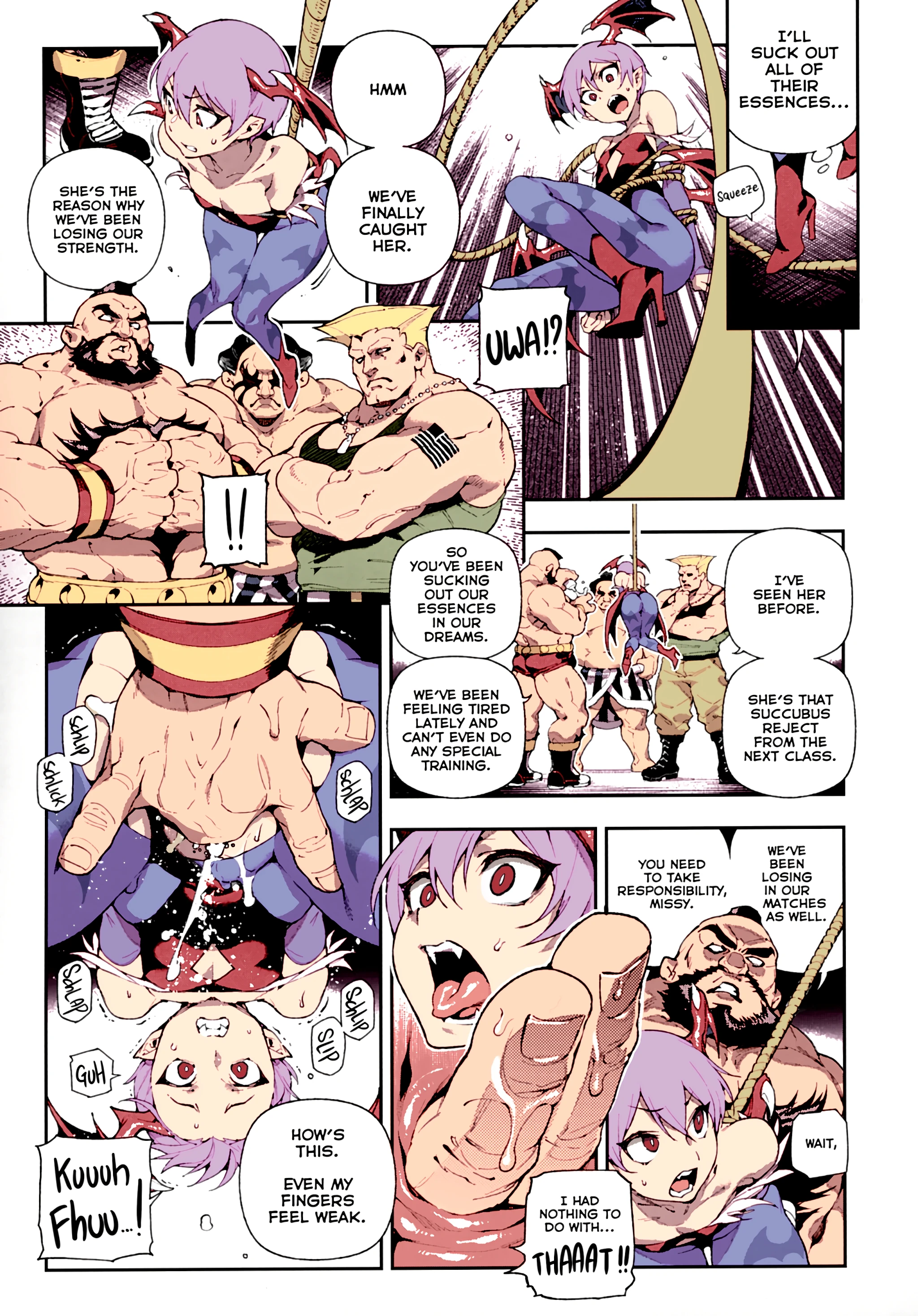 Fighter Girls - Vampire porn comic picture 6