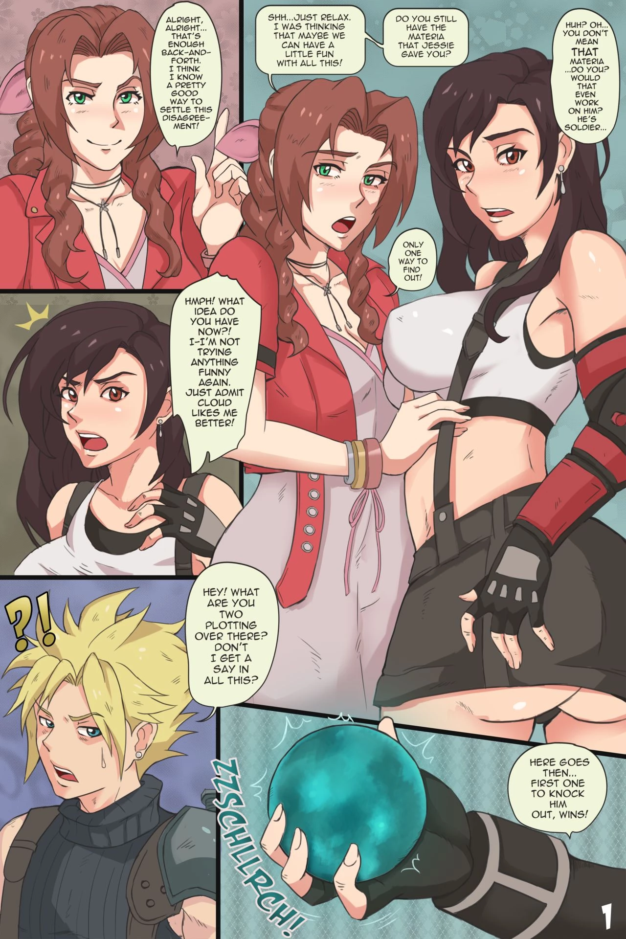 Final Fantasy 7 porn comic picture 1