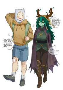 Finn and Huntress Wizard porn comic picture 1