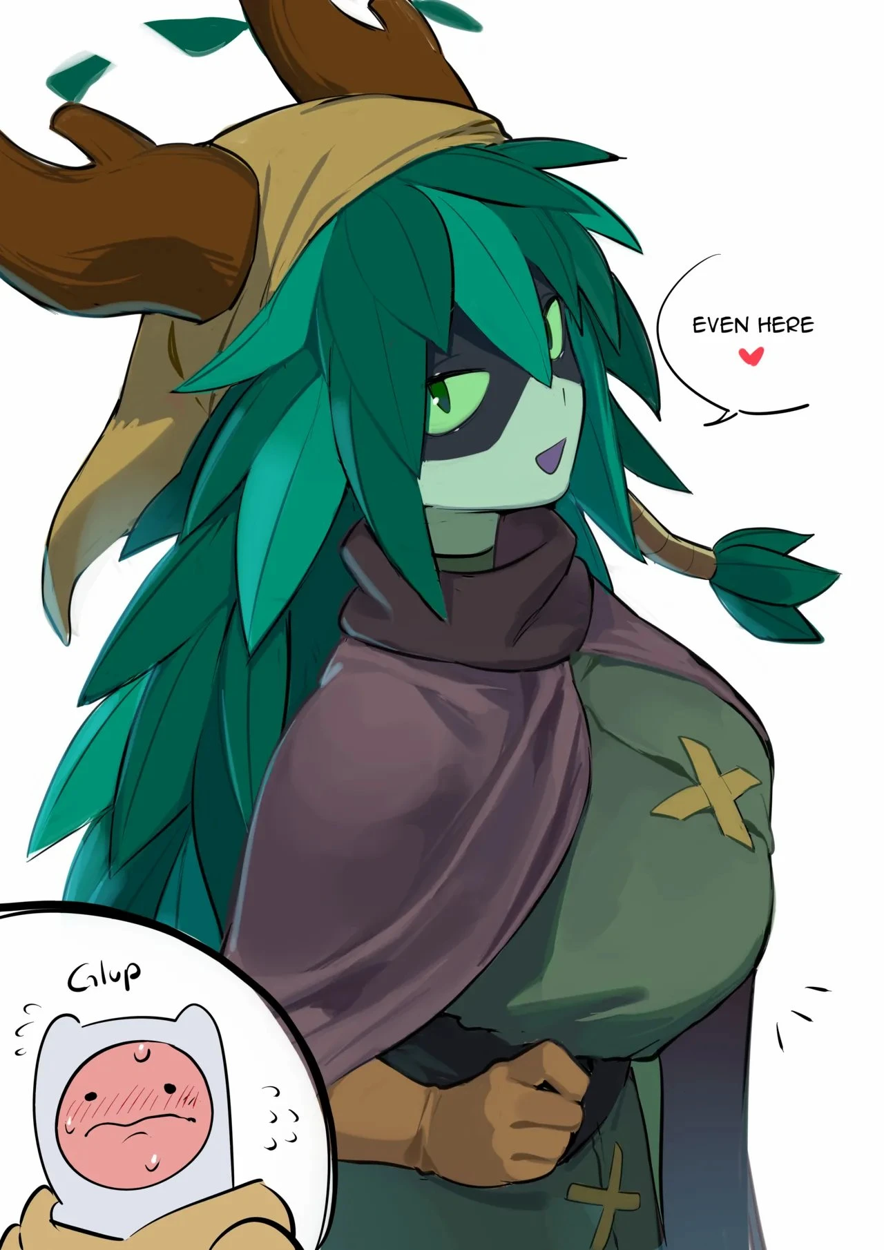 Finn and Huntress Wizard porn comic picture 2