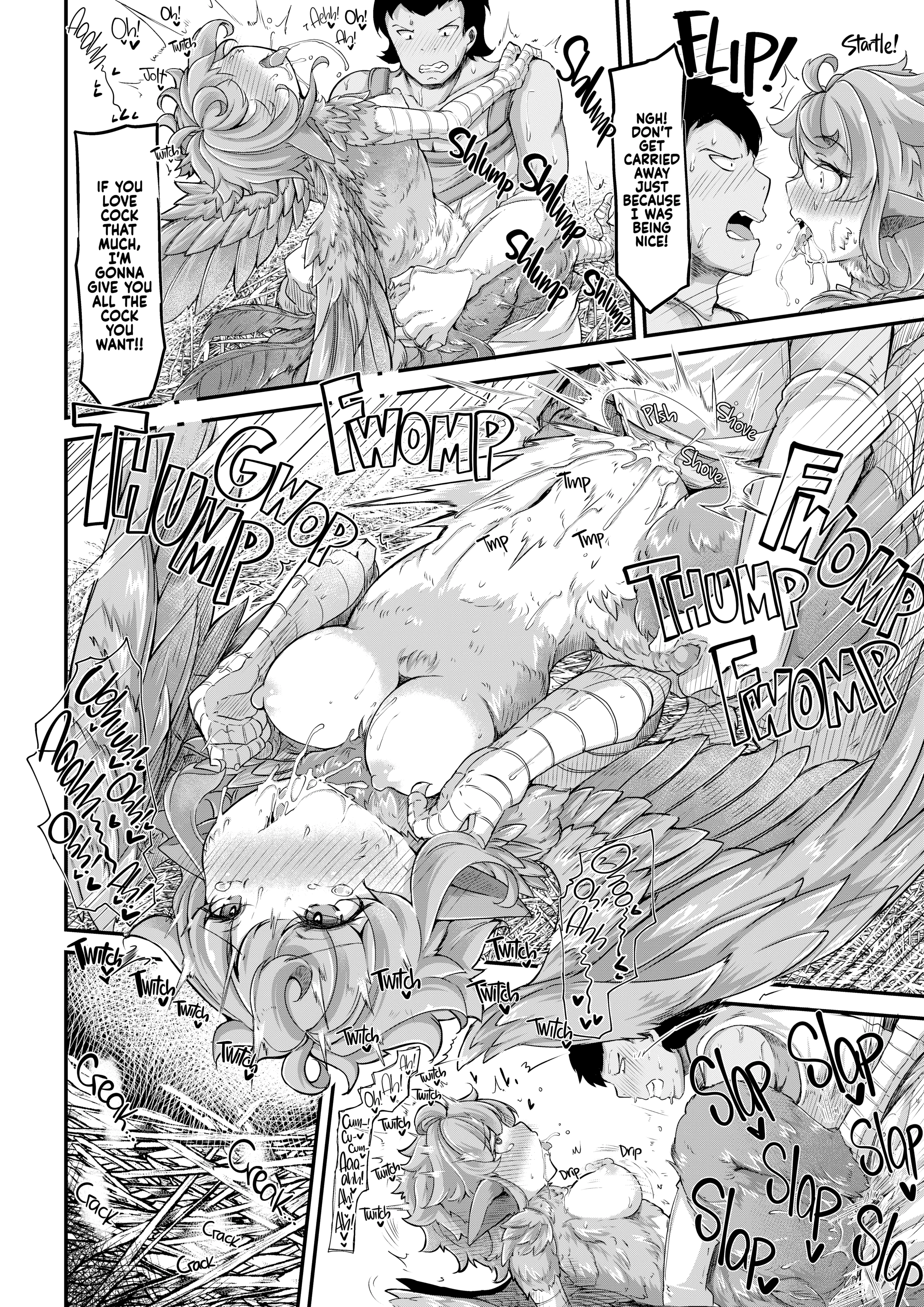 Fisherman and Harpy Girl porn comic picture 18