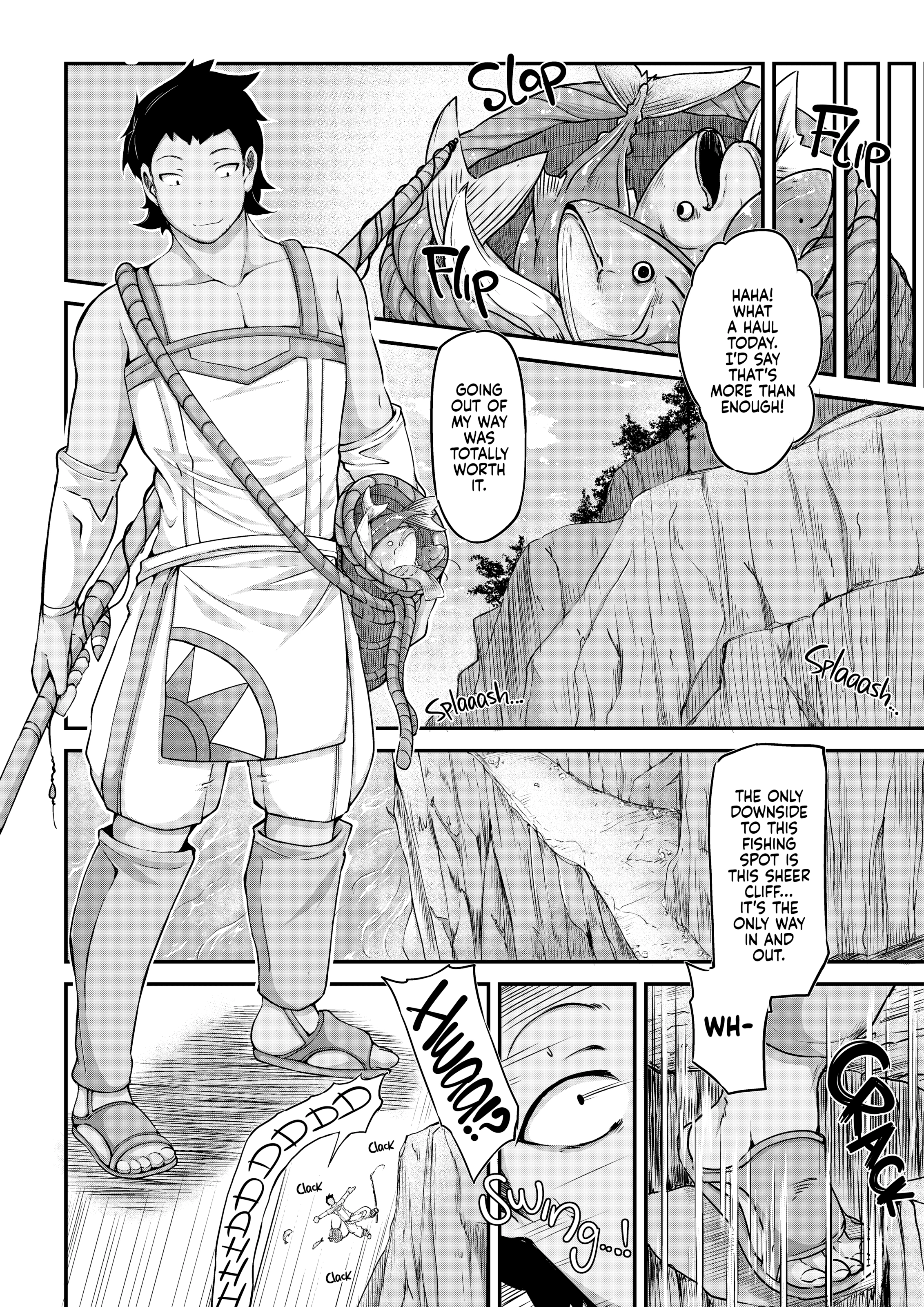 Fisherman and Harpy Girl porn comic picture 2