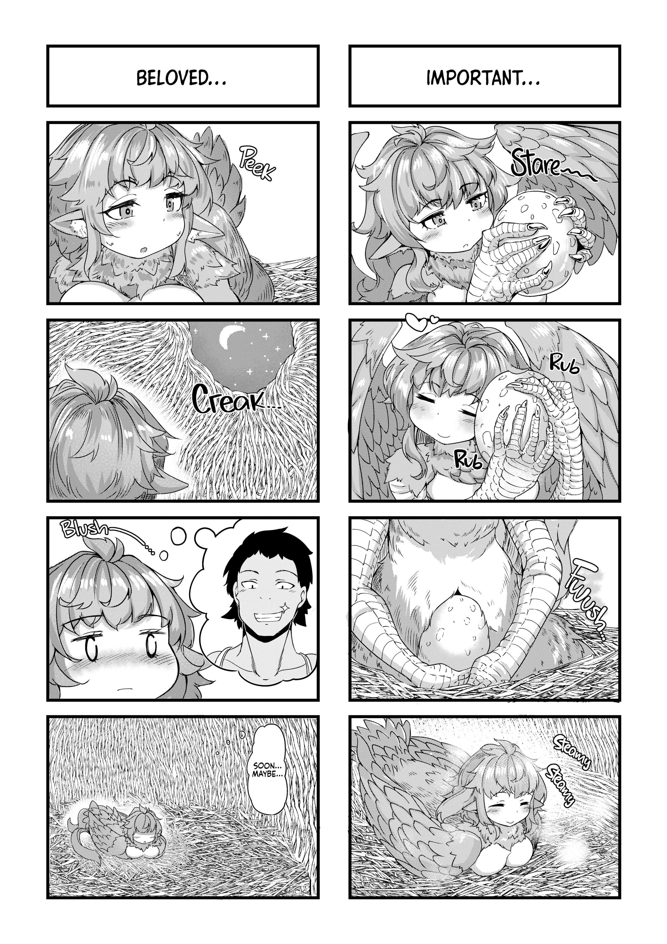 Fisherman and Harpy Girl porn comic picture 22