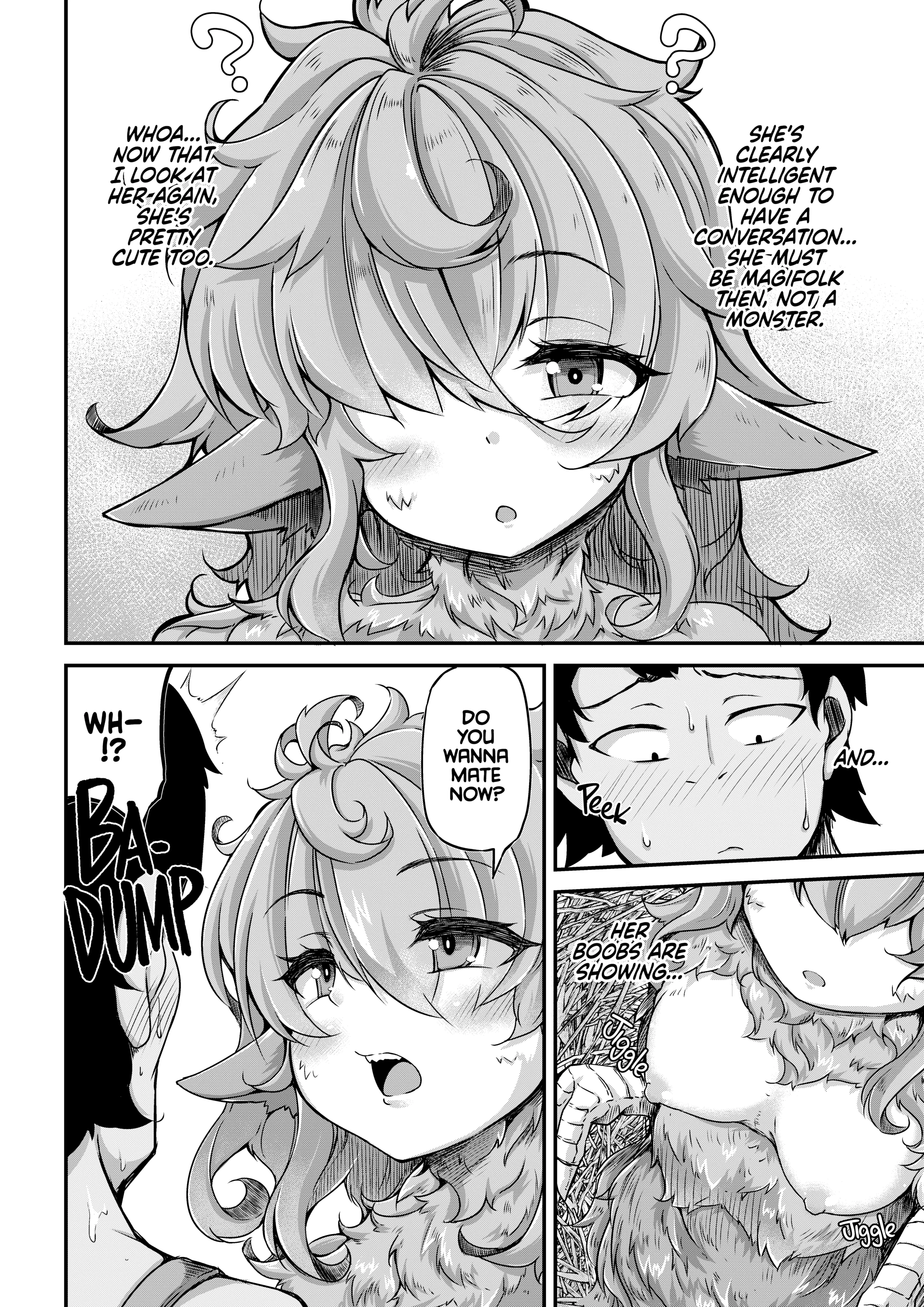 Fisherman and Harpy Girl porn comic picture 6