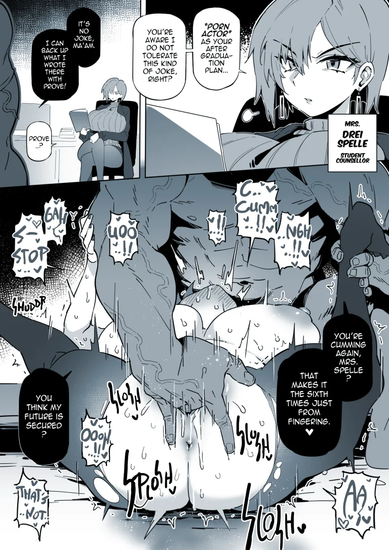 Fixing the Student Counsellor's Dry Spell with a Huge D porn comic picture 2
