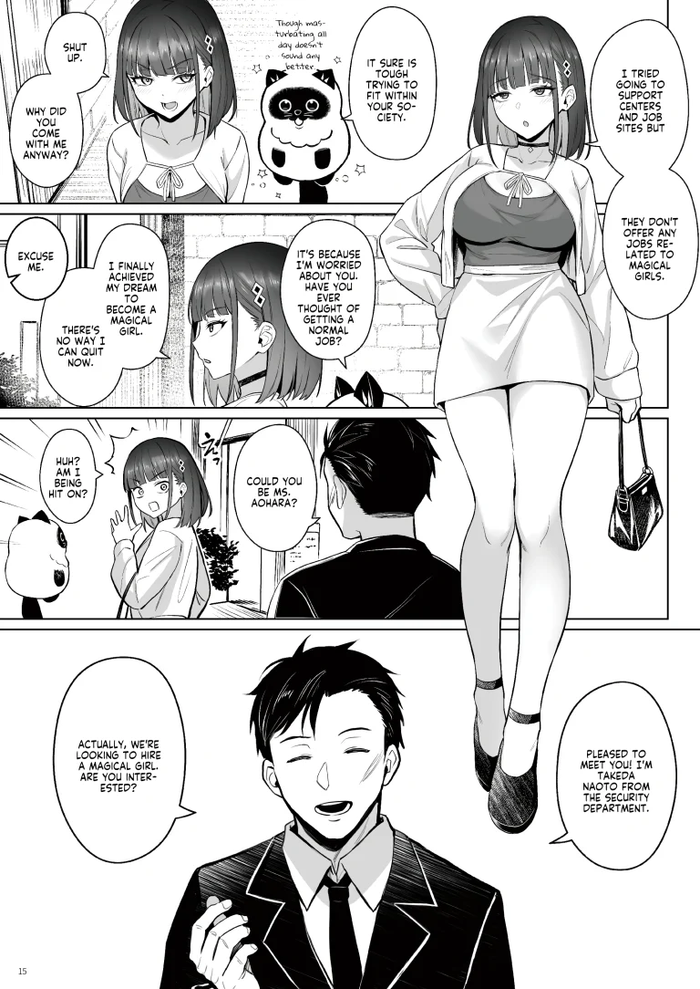 Former Magical Girl Blue's Work: The Prequel porn comic picture 12