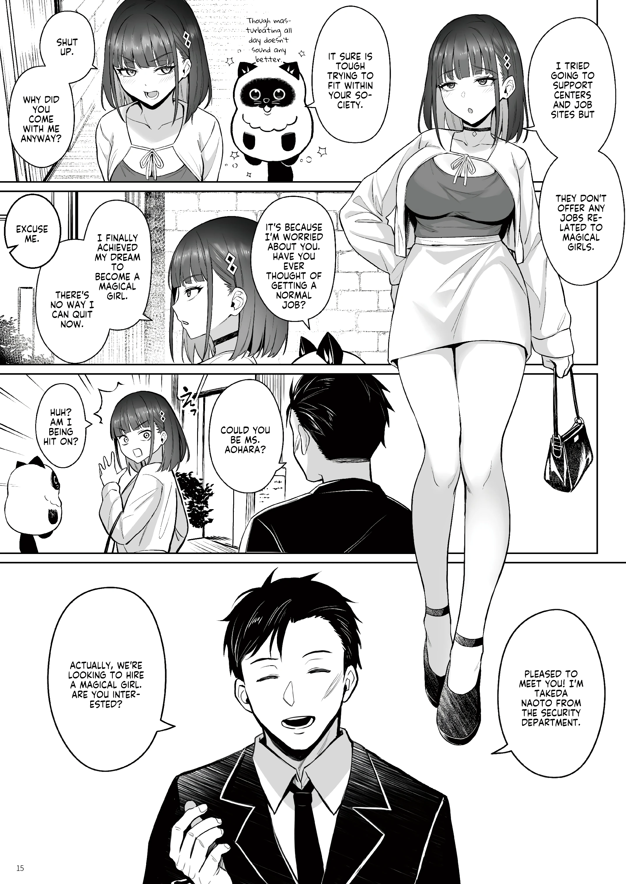 Former Magical Girl Blue's Work: The Prequel porn comic picture 12
