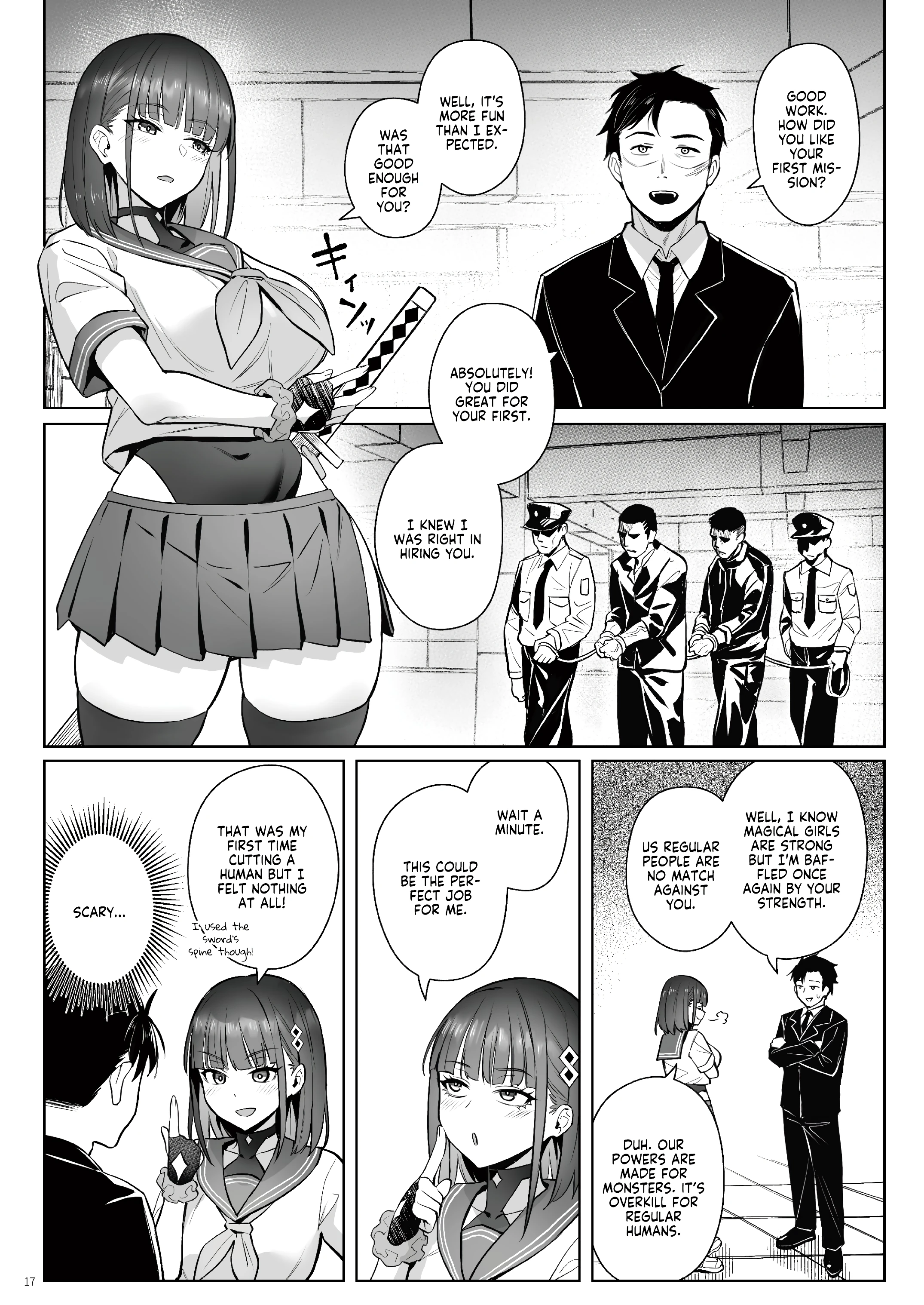 Former Magical Girl Blue's Work: The Prequel porn comic picture 14