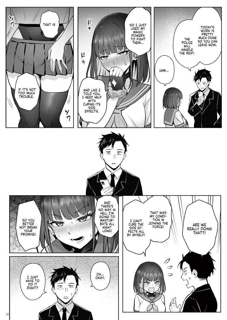 Former Magical Girl Blue's Work: The Prequel porn comic picture 15