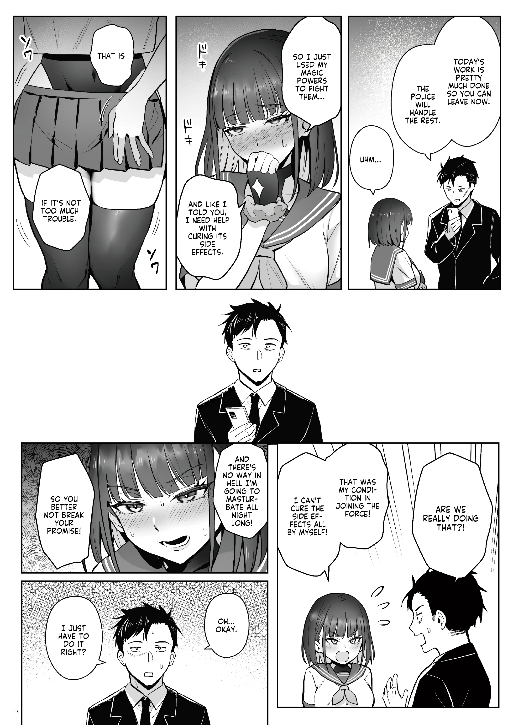 Former Magical Girl Blue's Work: The Prequel porn comic picture 15