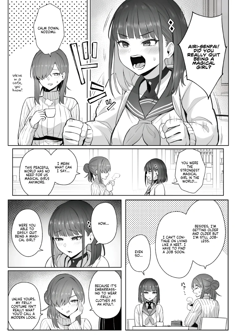 Former Magical Girl Blue's Work: The Prequel porn comic picture 3