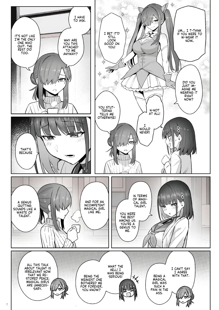 Former Magical Girl Blue's Work: The Prequel porn comic picture 4