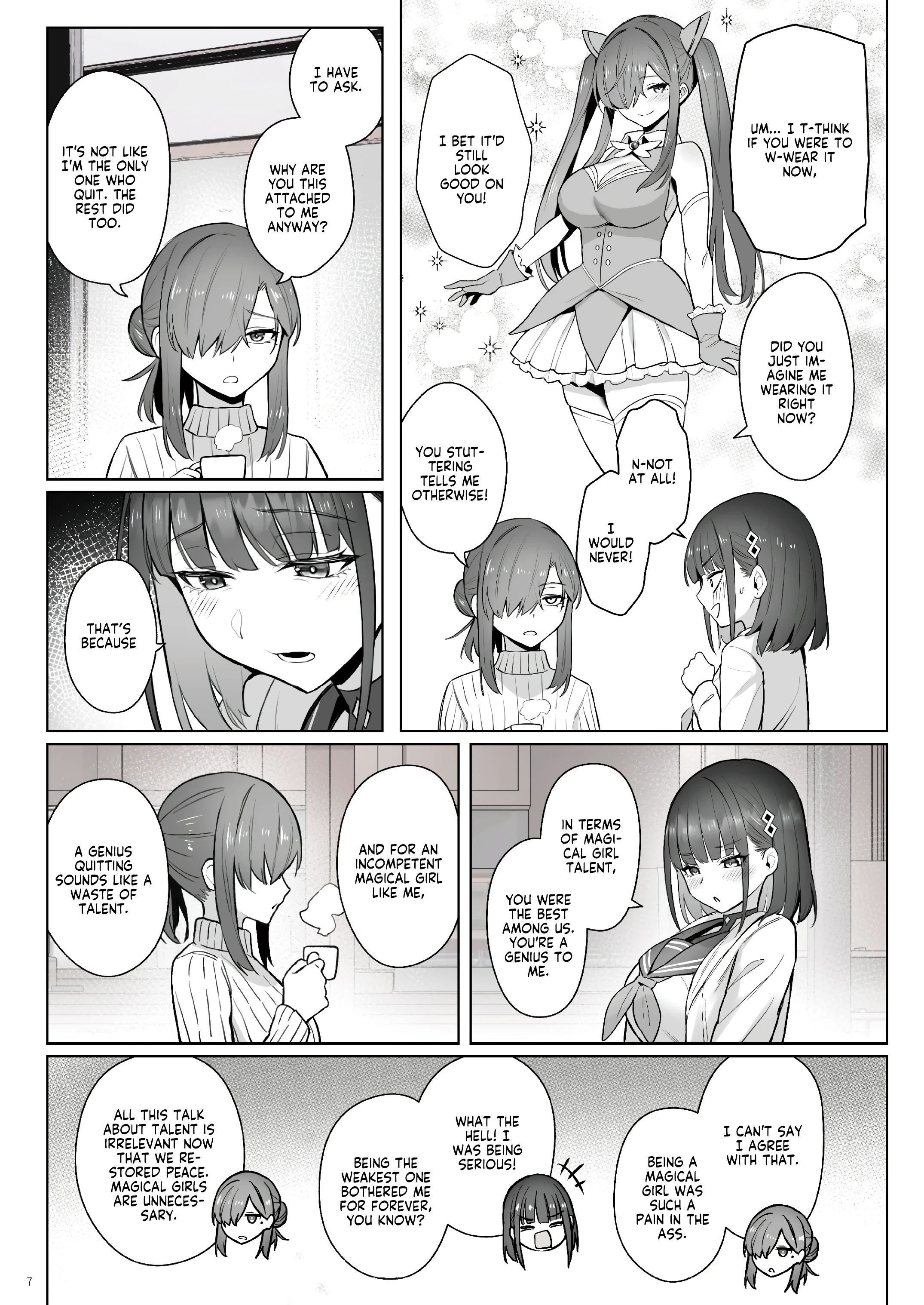 Former Magical Girl Blue's Work: The Prequel porn comic picture 4