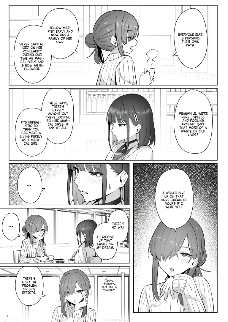 Former Magical Girl Blue's Work: The Prequel porn comic picture 5
