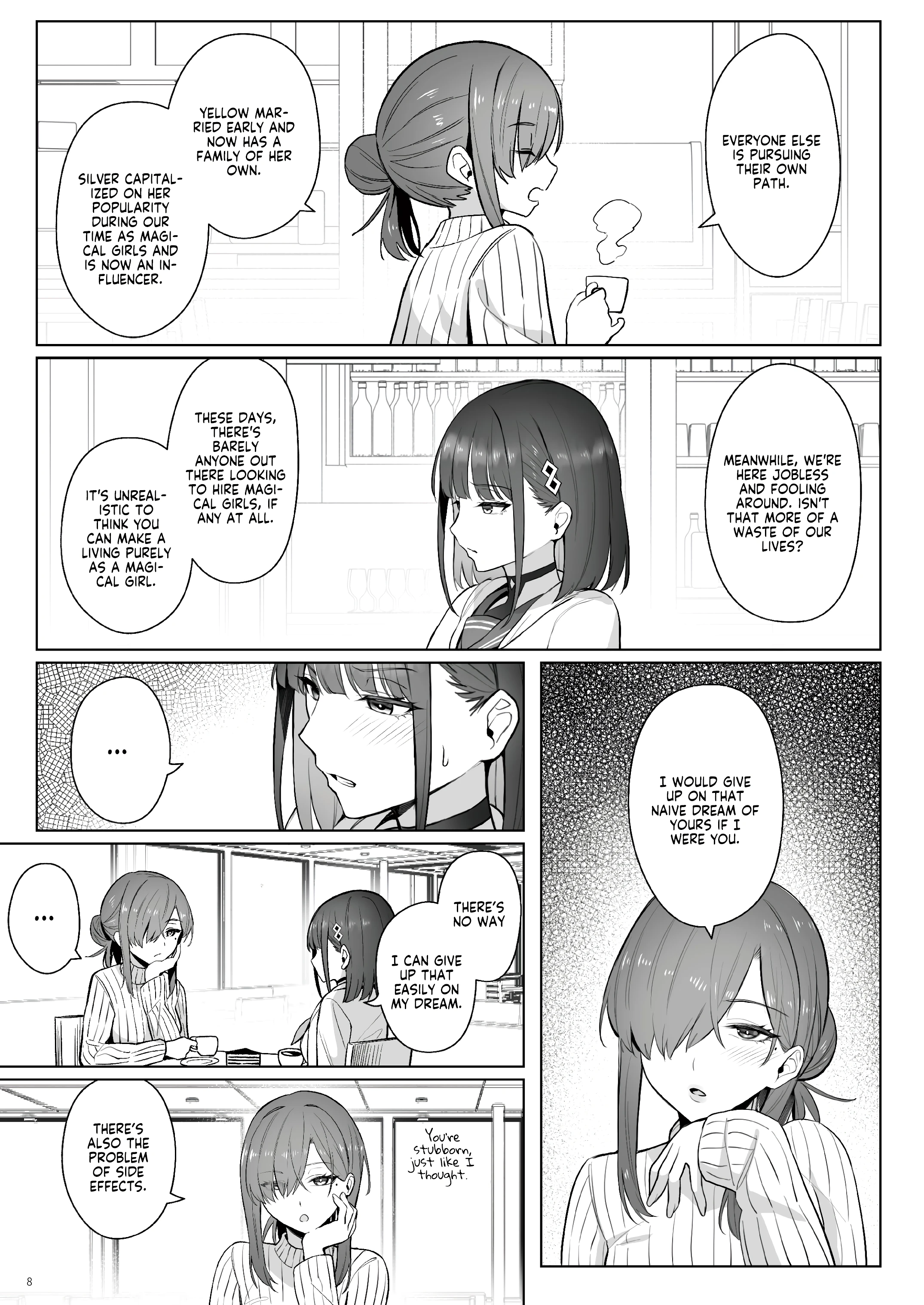 Former Magical Girl Blue's Work: The Prequel porn comic picture 5