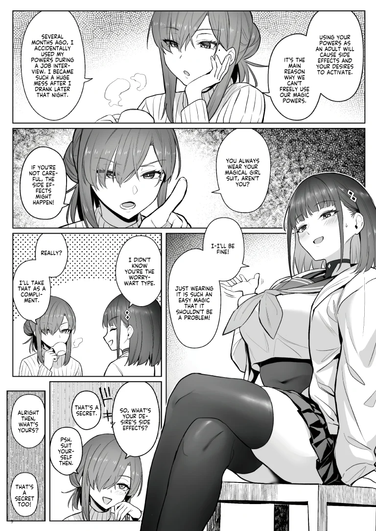 Former Magical Girl Blue's Work: The Prequel porn comic picture 6