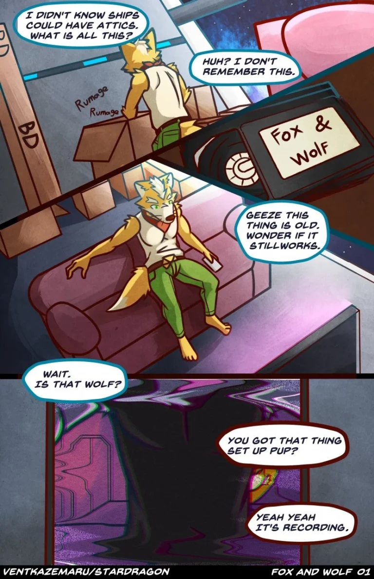 Fox & Wolf porn comic picture 2