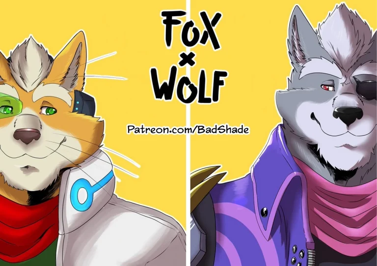 Fox X Wolf porn comic picture 1