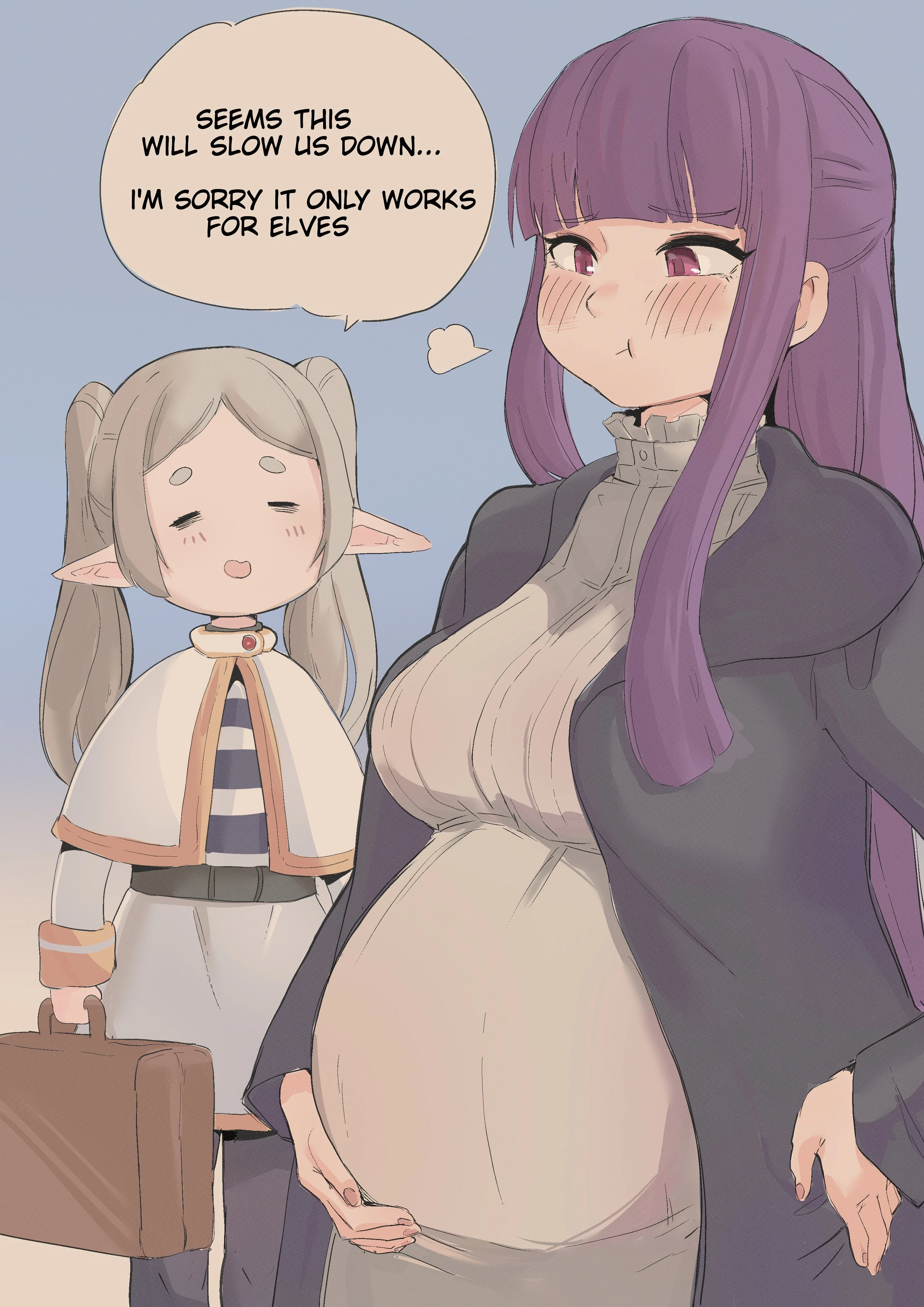 Frieren trying new spells.... porn comic picture 3