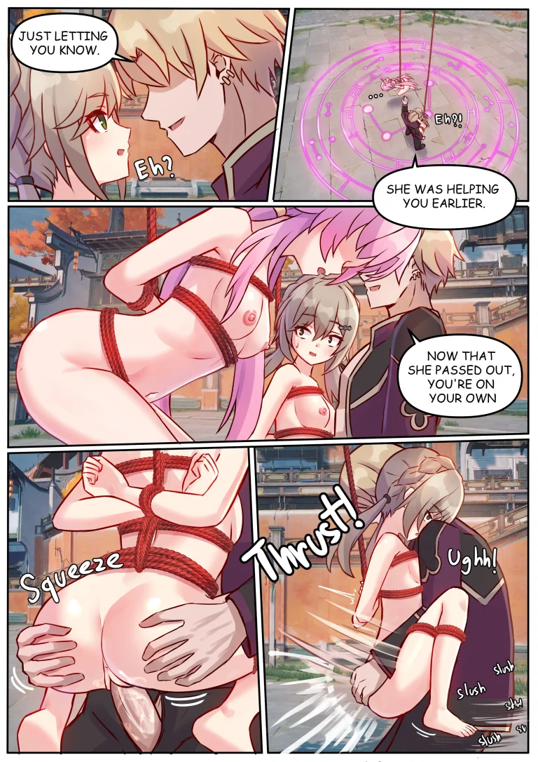 Fu Xuan and Qingque porn comic picture 12