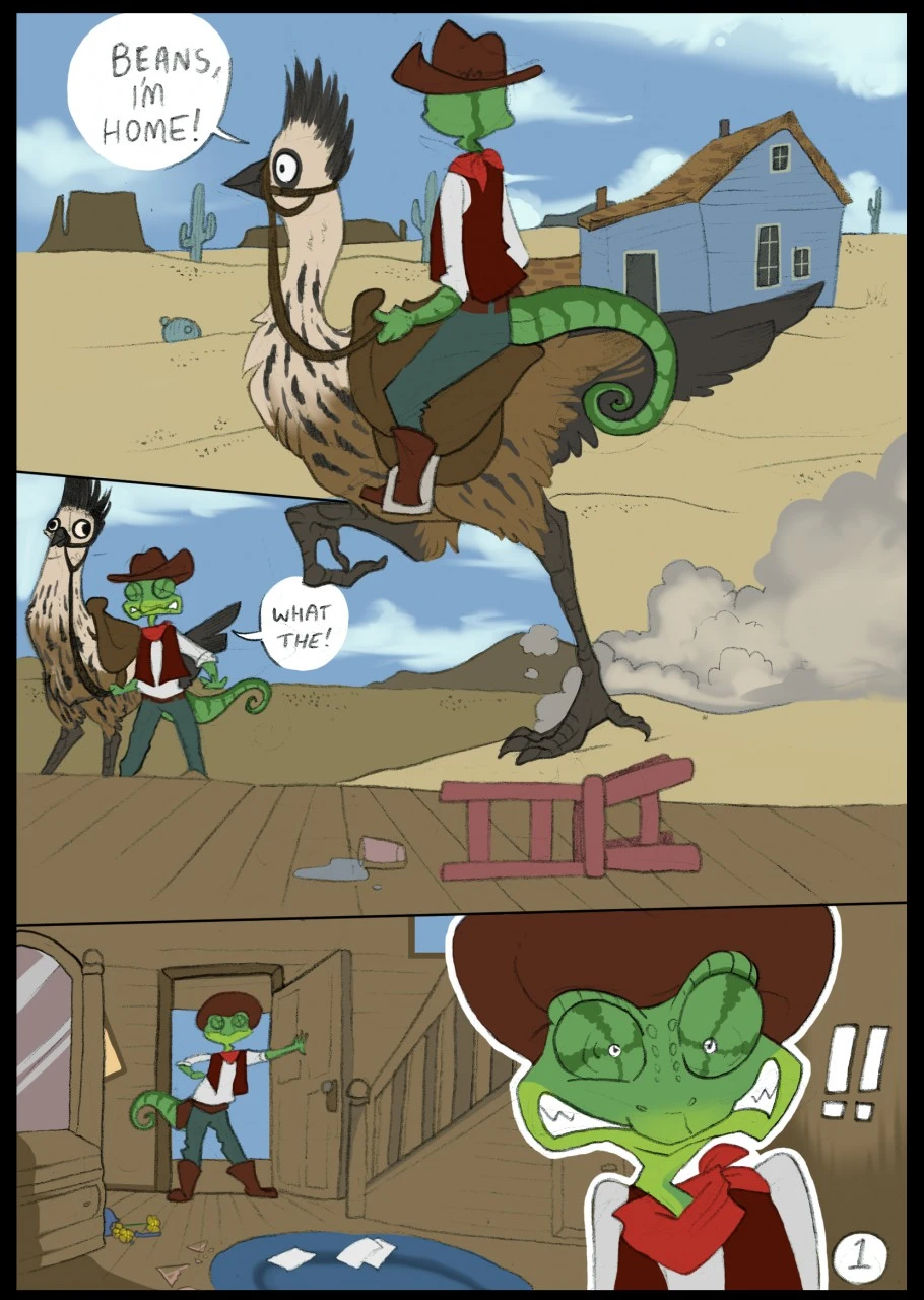 Fucking Weird Lizards porn comic picture 2