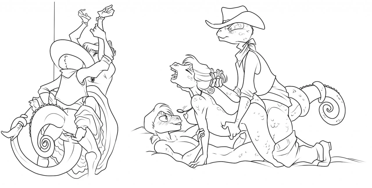Fucking Weird Lizards porn comic picture 20