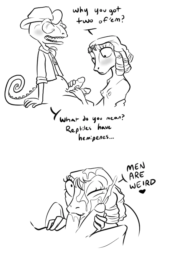 Fucking Weird Lizards porn comic picture 22