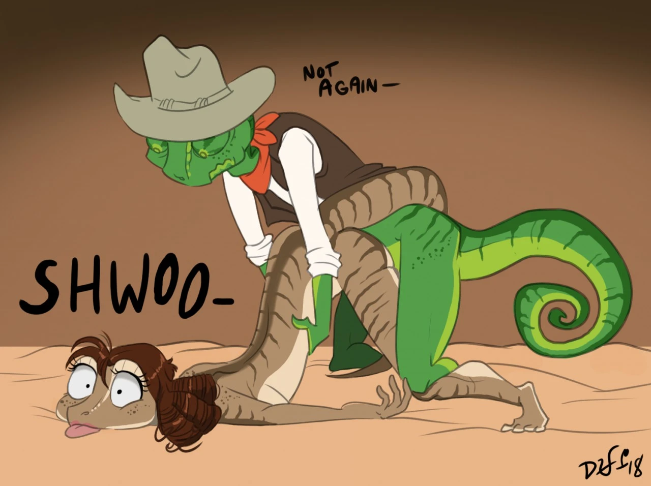 Fucking Weird Lizards porn comic picture 8