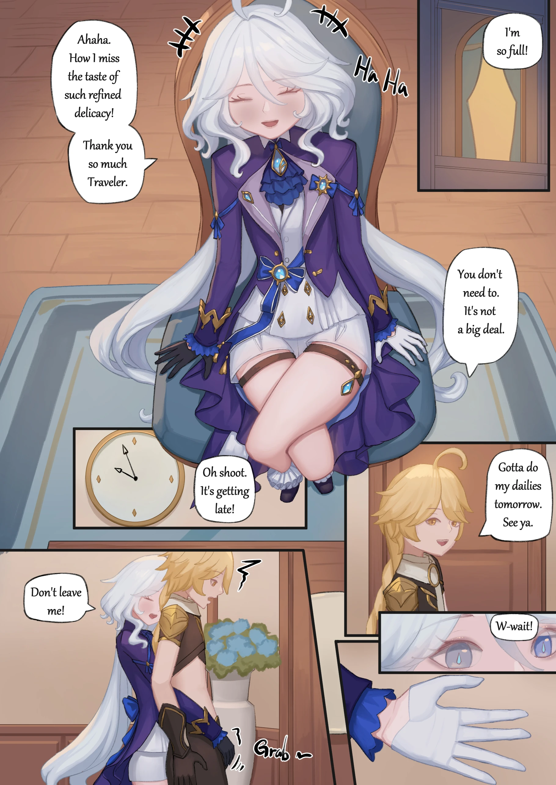 Furina's Puberty porn comic picture 7