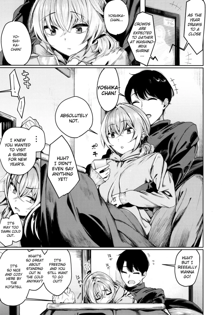 Furyou-chan to kotatsu de nukunuku suru oomisoka porn comic picture 3