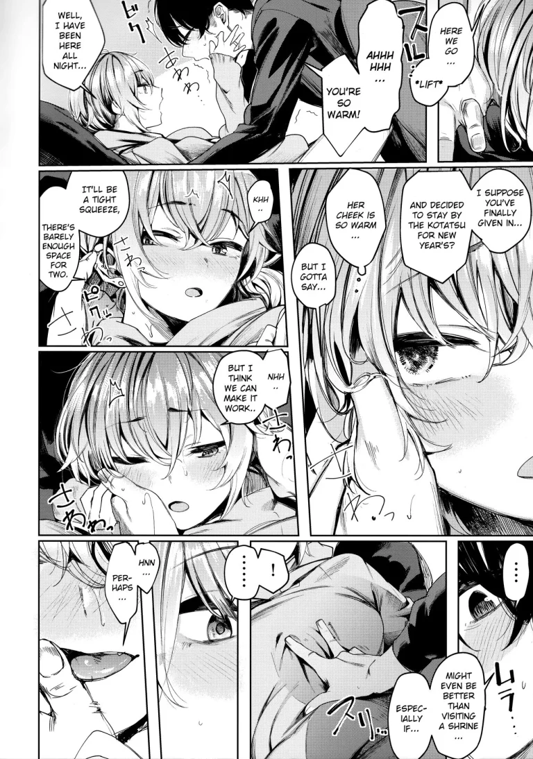 Furyou-chan to kotatsu de nukunuku suru oomisoka porn comic picture 6