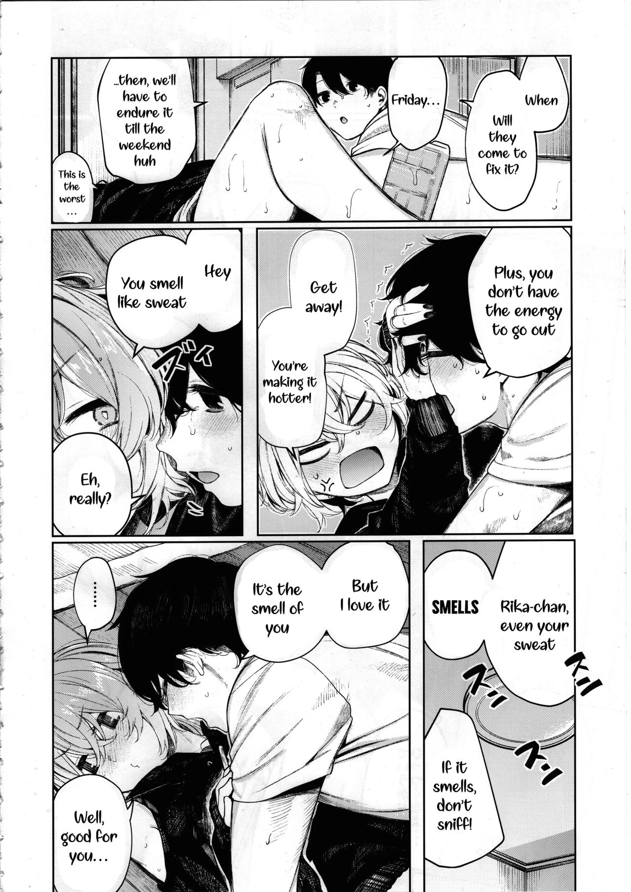 Furyouppoi Kanojo to Asedaku de Daradara Shitai Natsu porn comic picture 4