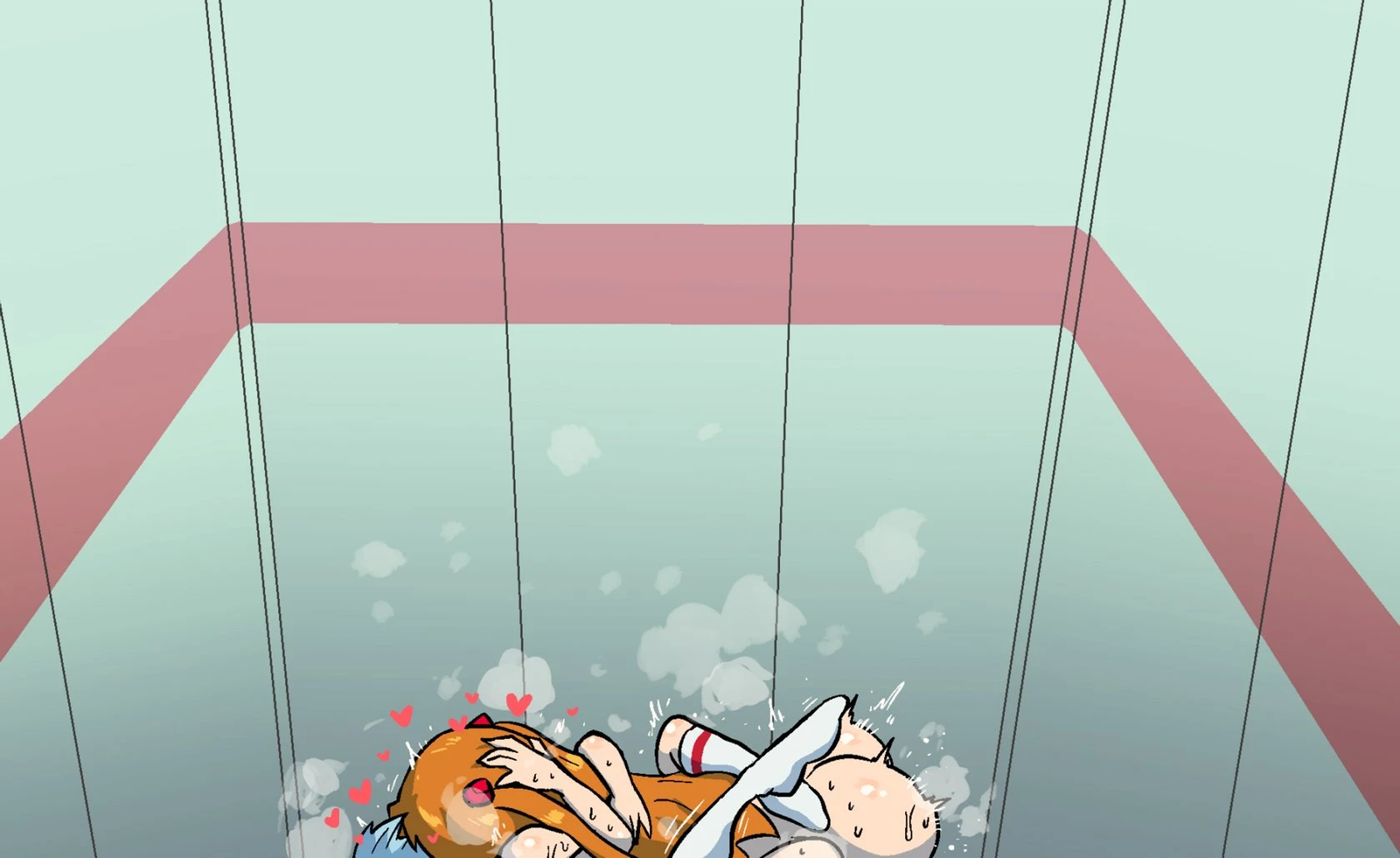 Futa Asuka x Rei porn comic picture 4