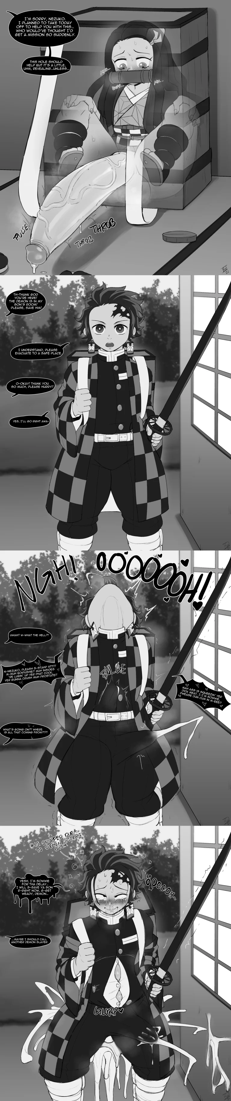 Futa Nezuko porn comic picture 7