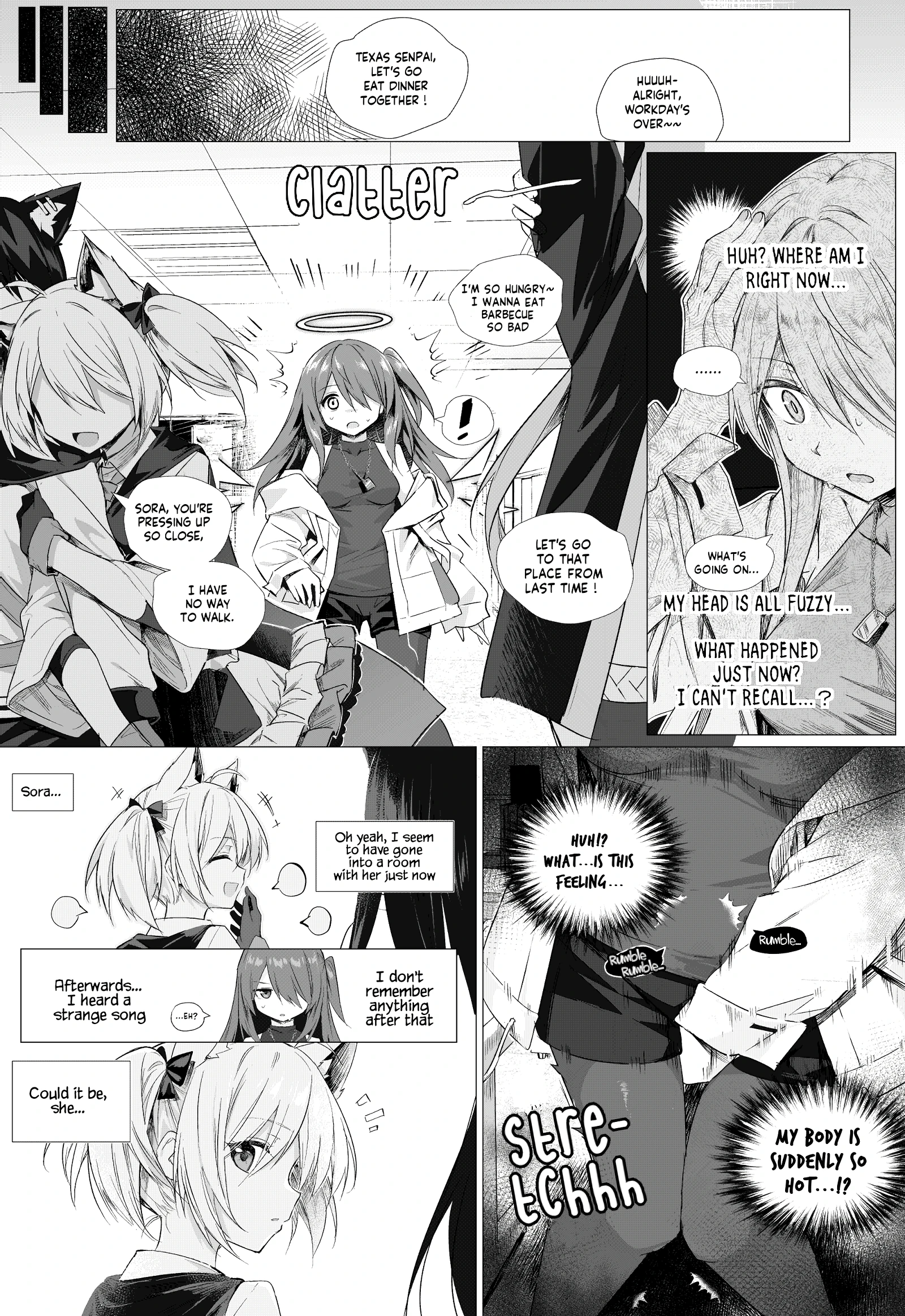 Futa Sorax Exusiai Doujinshi porn comic picture 13