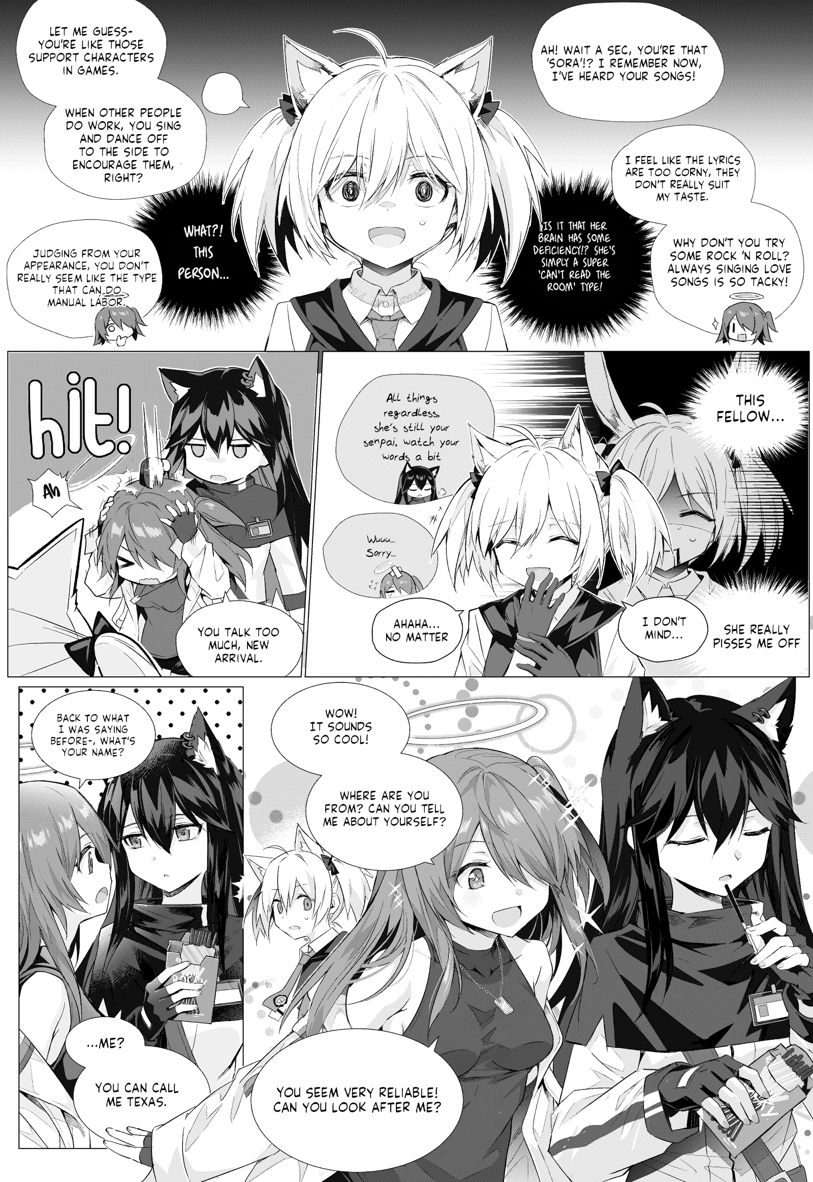 Futa Sorax Exusiai Doujinshi porn comic picture 2