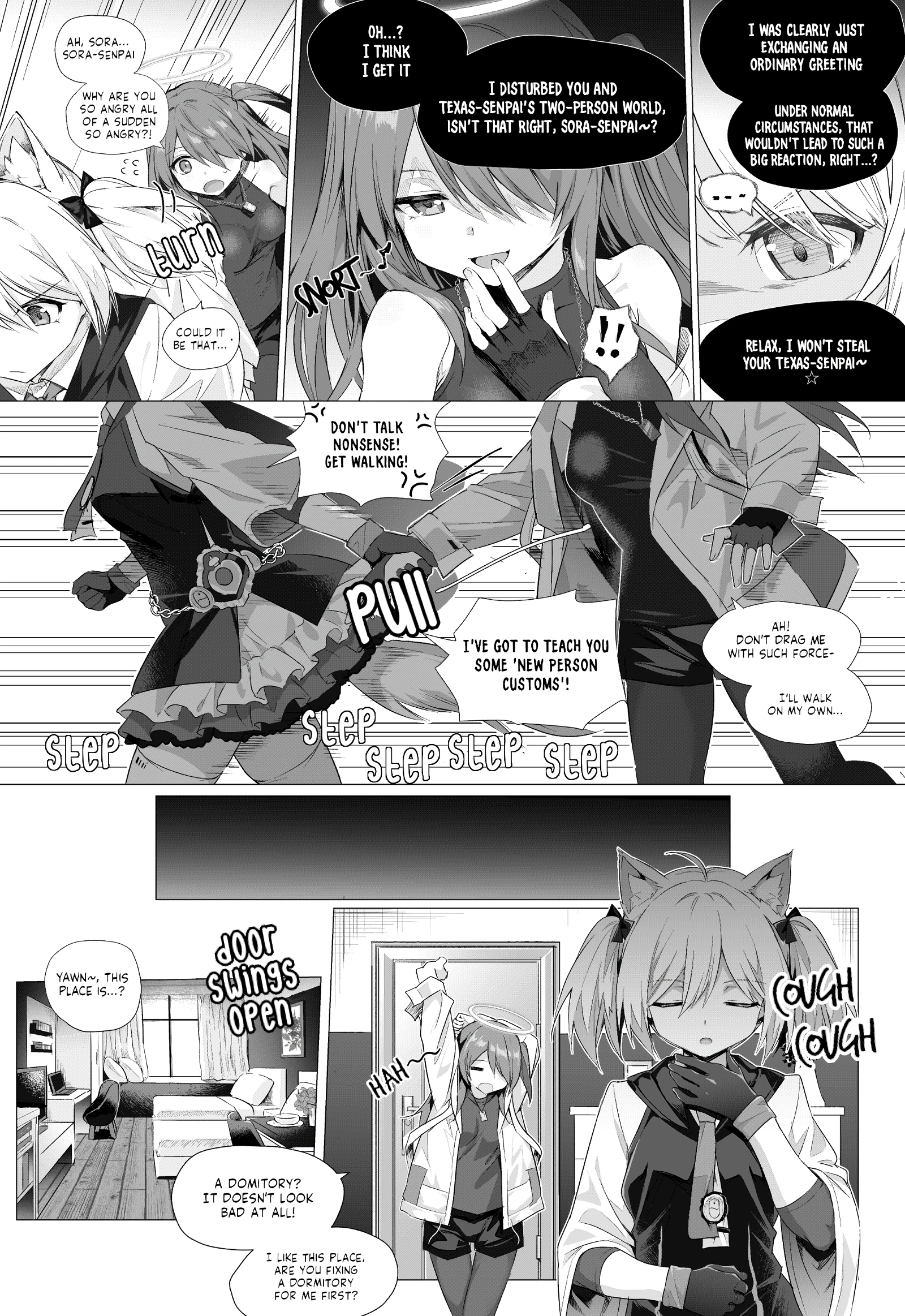 Futa Sorax Exusiai Doujinshi porn comic picture 4