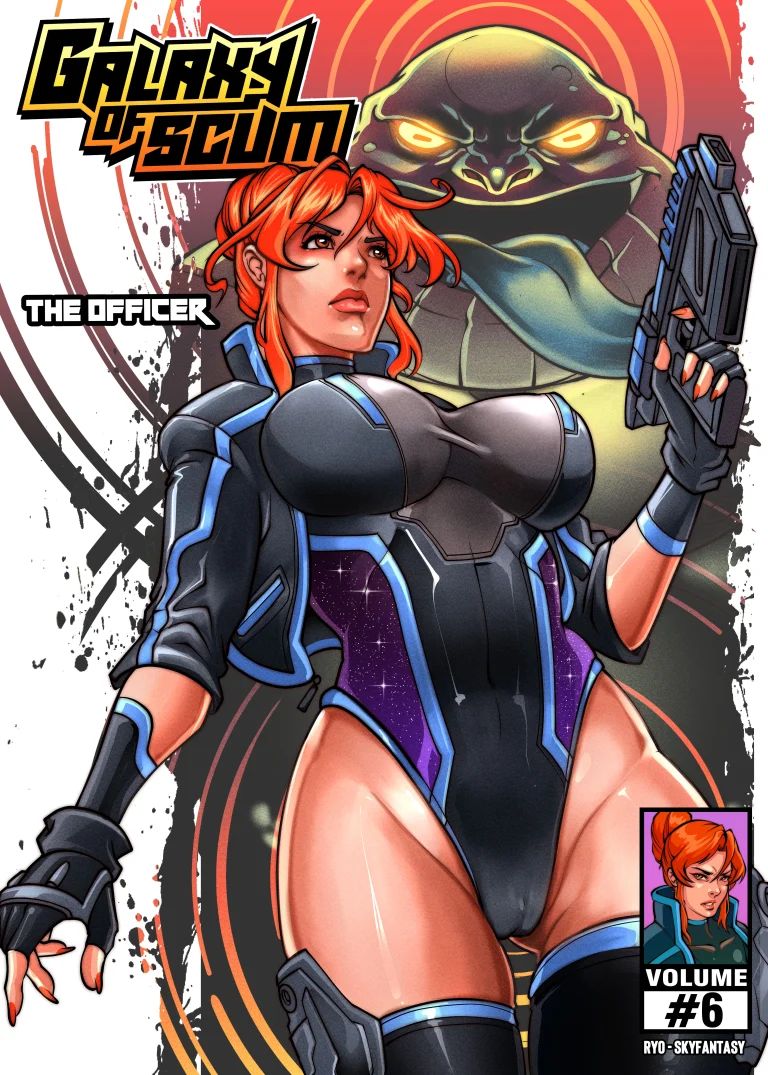 Galaxy of Scum Issue 6: The Officer porn comic picture 1
