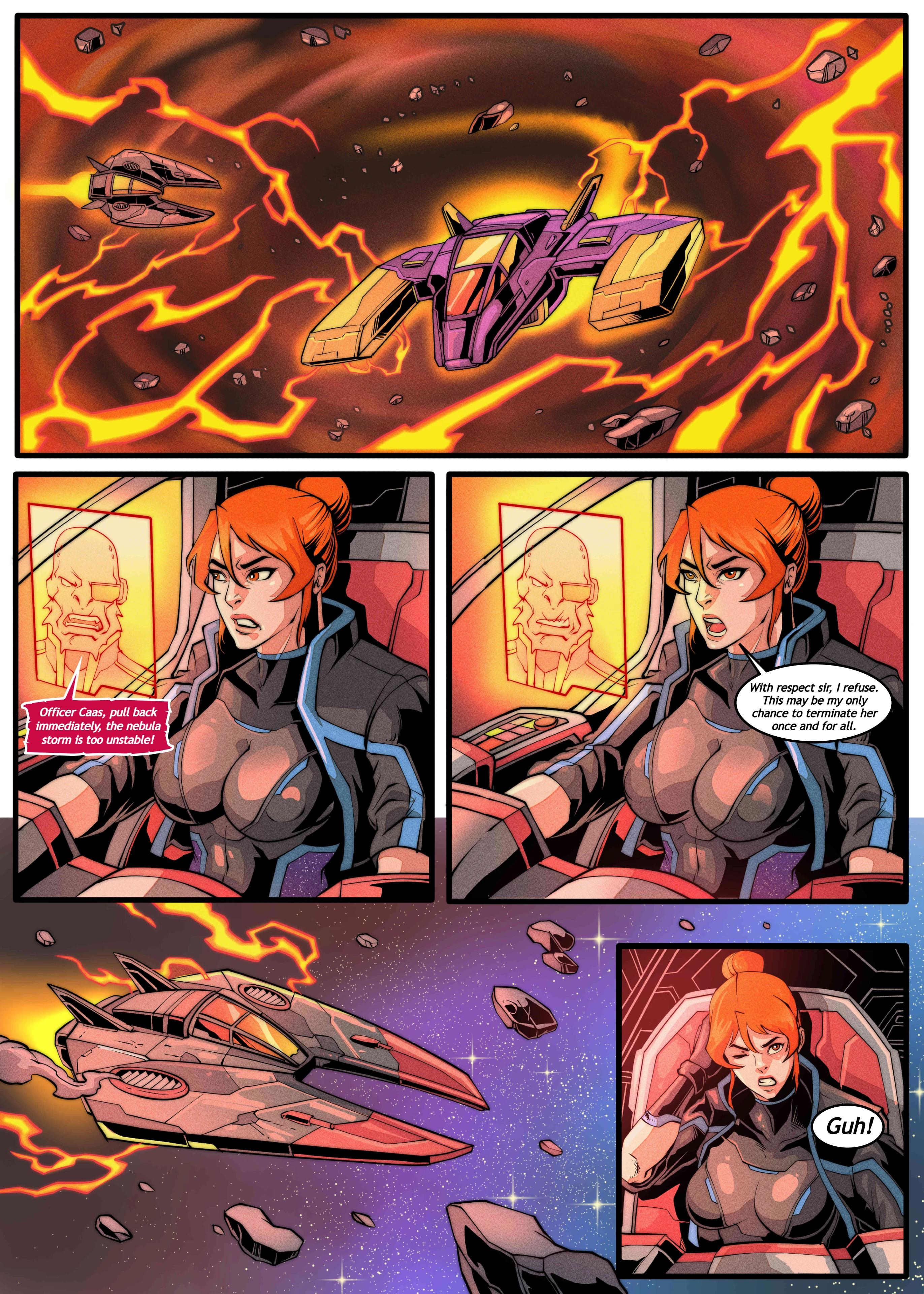 Galaxy of Scum Issue 6: The Officer porn comic picture 7