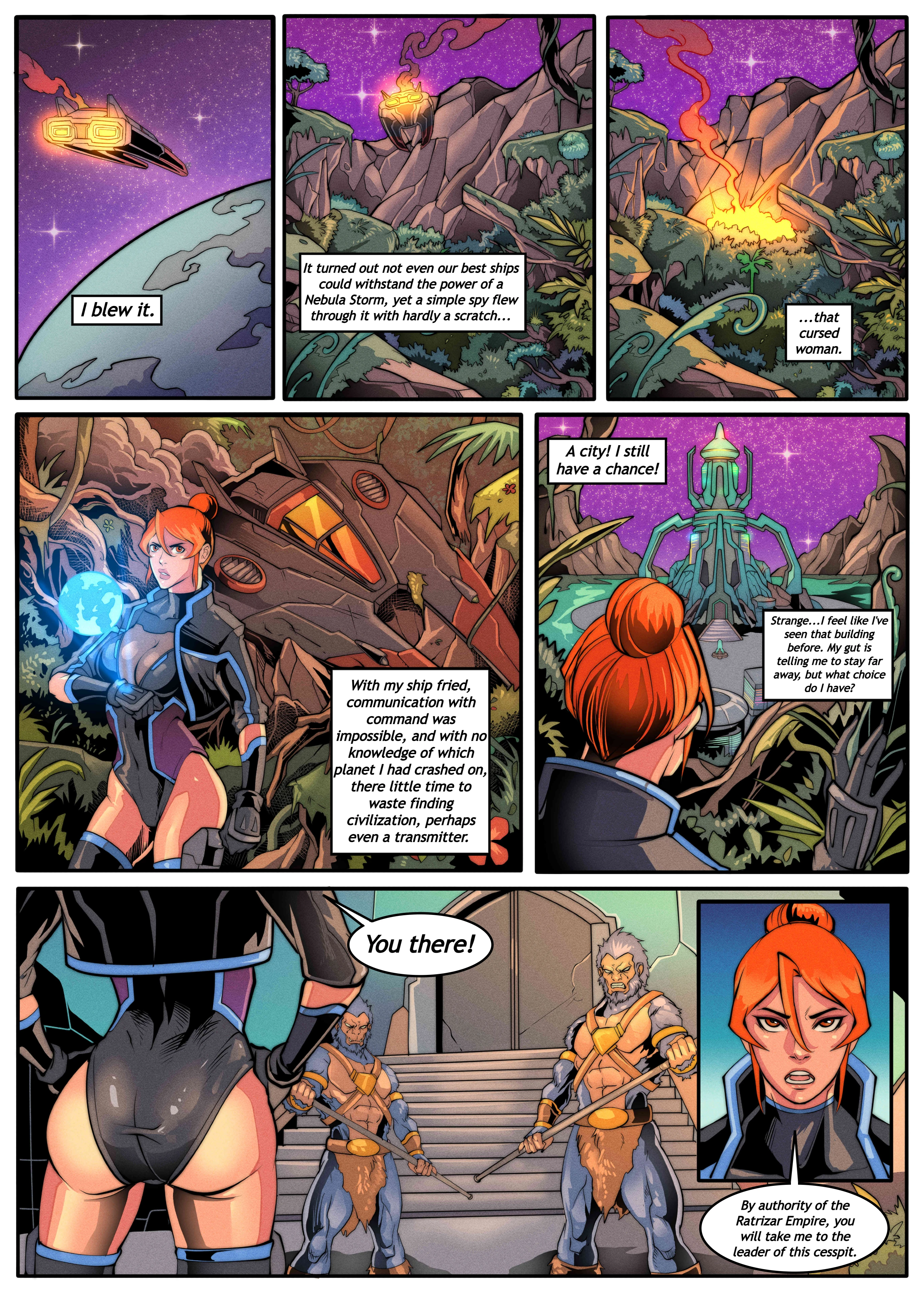 Galaxy of Scum Issue 6: The Officer porn comic picture 8